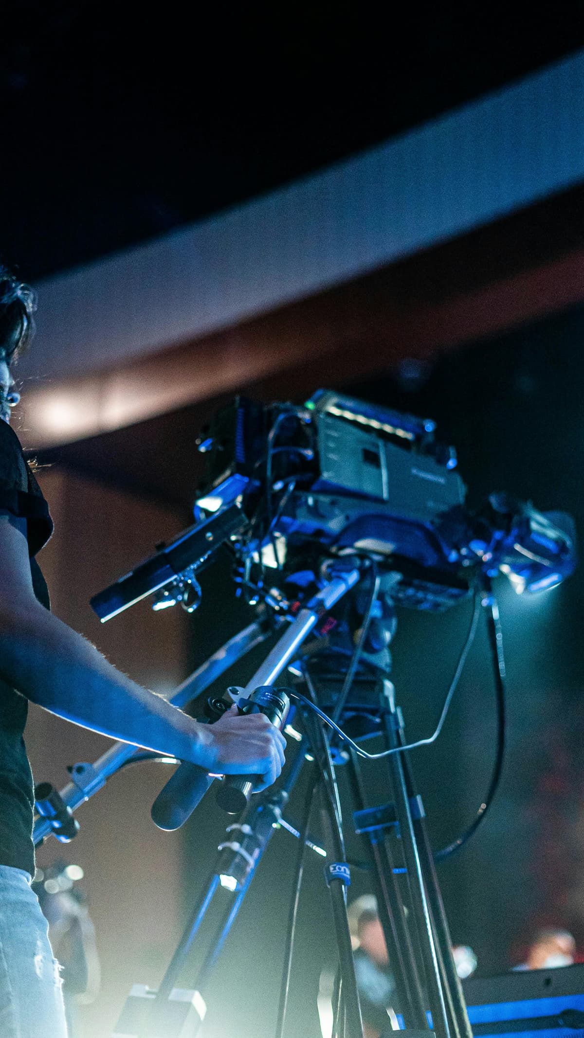 Filmploeg bij opname van corporate video